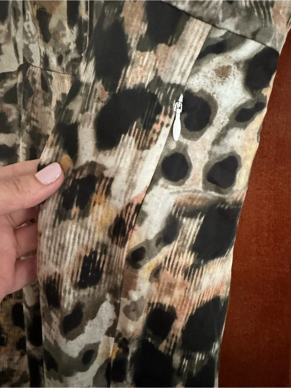 Louis Féraud 100% Silk Leopard Print Jumpsuit - Picture 7 of 15